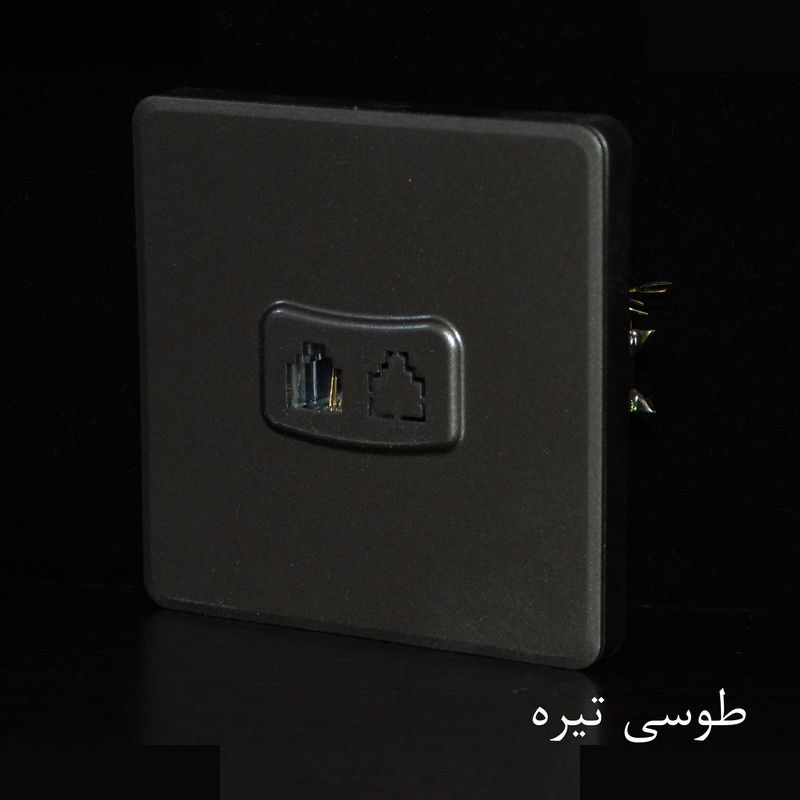 پریز تلفن خیام الکتریک مدل لوکس کد KH873 پریز تلفن خیام الکتریک مدل لوکس کد KH873