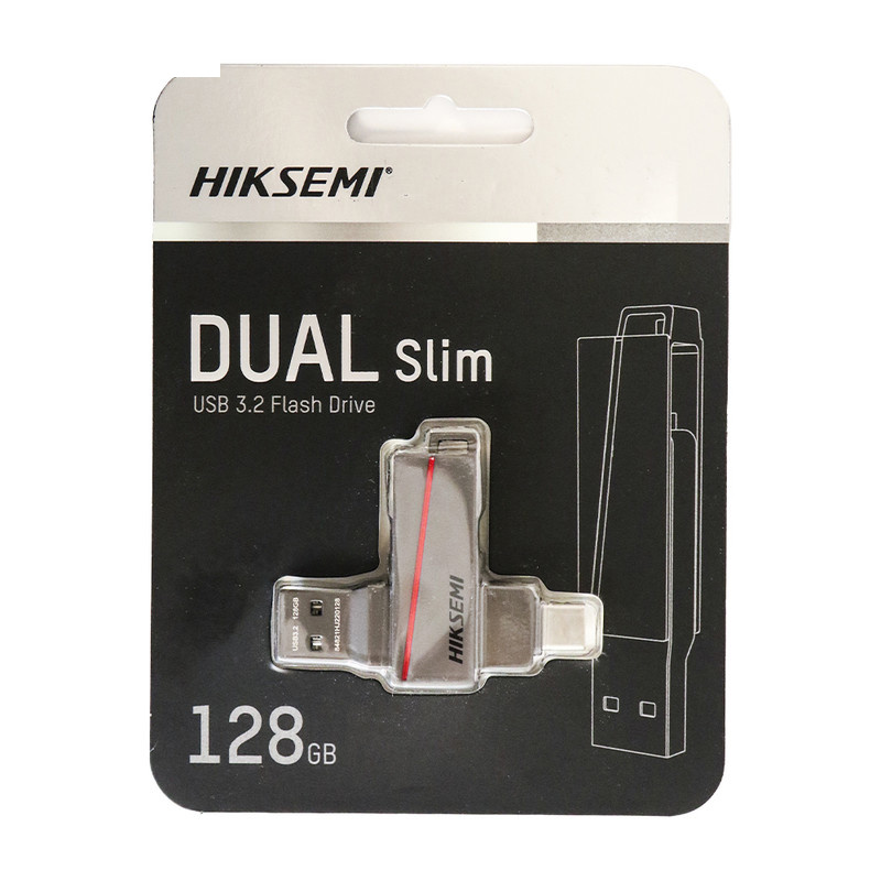 فلش مموری هایک سمی مدل DUAL SLIM E307C ظرفیت 128 گیگابایت با رابط USB 3.2 فلش مموری هایک سمی مدل DUAL SLIM E307C ظرفیت 128 گیگابایت با رابط USB 3.2