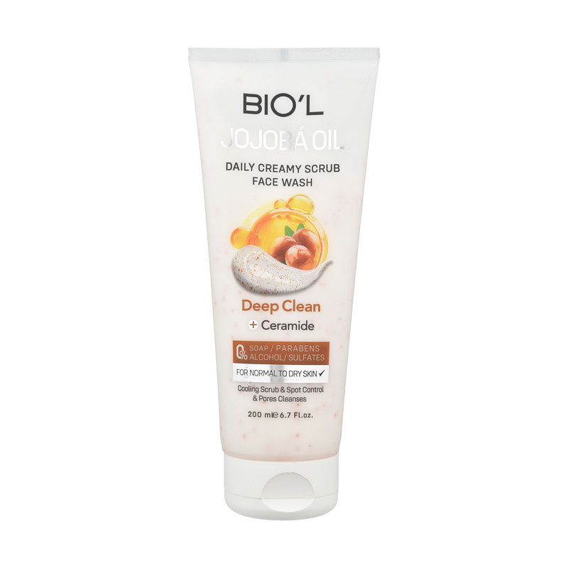ژل شستوشوی صورت بیول مدل jojoba مناسب برای پوست خشک حجم 200 میلی لیتر ژل شستوشوی صورت بیول مدل jojoba مناسب برای پوست خشک حجم 200 میلی لیتر