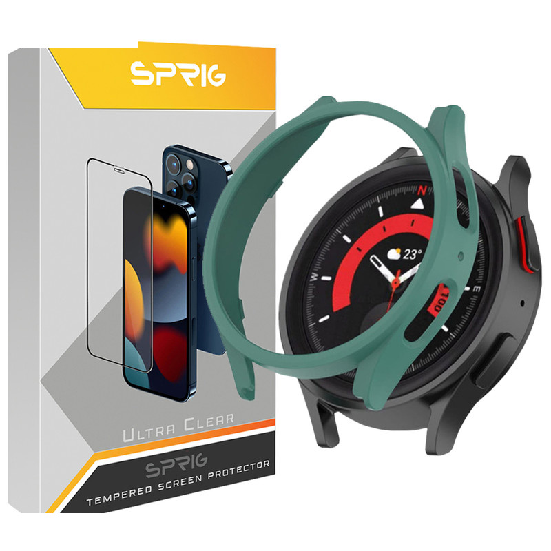 کاور اسپریگ مدل SPG مناسب برای ساعت هوشمند سامسونگ Galaxy Watch 5 Pro 45mm به همراه محافظ صفحه نمایش