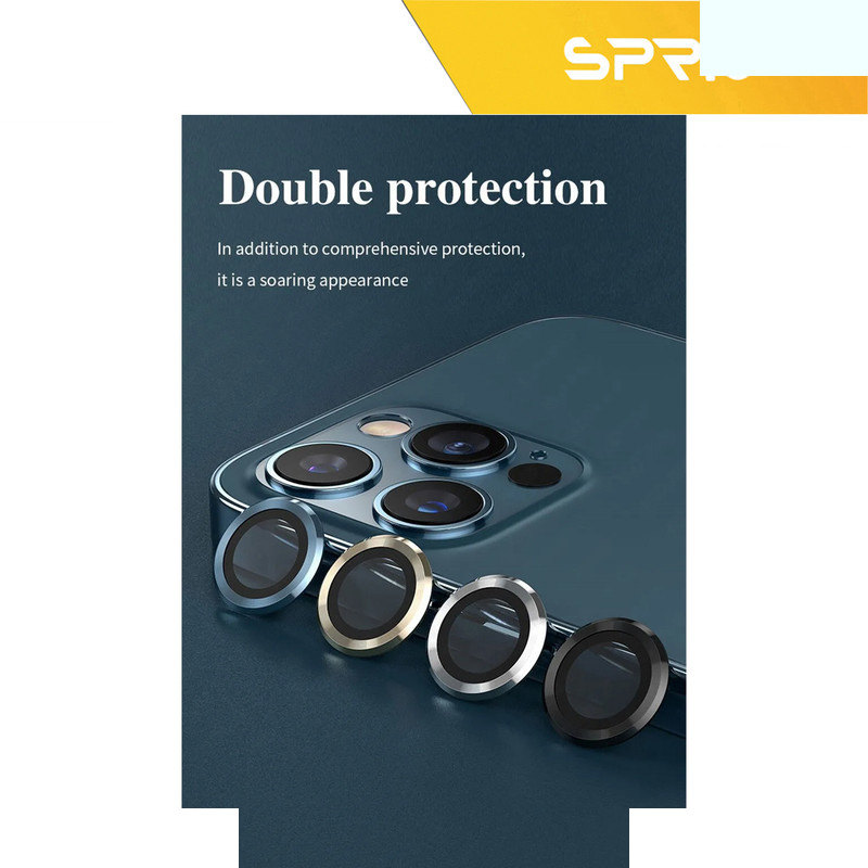 محافظ لنز دوربین رینگی اسپریگ مدل Ring Metal مناسب برای گوشی موبایل اپل Iphone 13 محافظ لنز دوربین رینگی اسپریگ مدل Ring Metal مناسب برای گوشی موبایل اپل Iphone 13