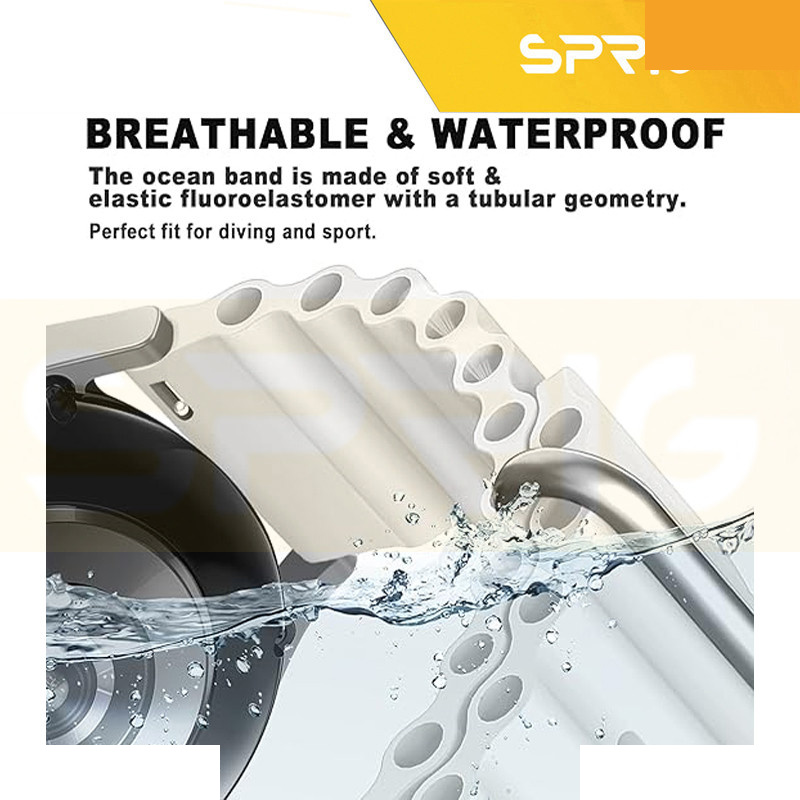 بند اسپریگ مدل Ocean SilicTW مناسب برای ساعت هوشمند ناتینگ CMF Watch Pro / CMF Watch pro 2 بند اسپریگ مدل Ocean SilicTW مناسب برای ساعت هوشمند ناتینگ CMF Watch Pro / CMF Watch pro 2