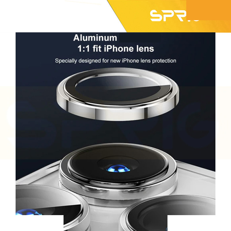 محافظ لنز دوربین اسپریگ مدل Ring metal-Super High quality مناسب برای گوشی موبایل اپل Iphone 16 Pro / 16 Pro max محافظ لنز دوربین اسپریگ مدل Ring metal-Super High quality مناسب برای گوشی موبایل اپل Iphone 16 Pro / 16 Pro max