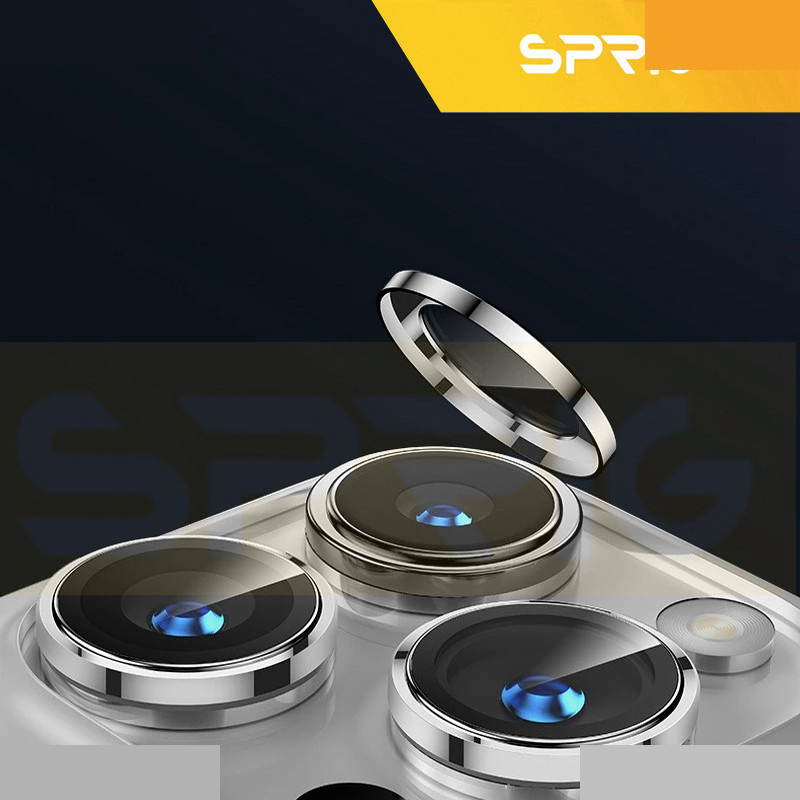 محافظ لنز دوربین اسپریگ مدل Ring Metal Luxury مناسب برای گوشی موبایل اپل Iphone 16 Pro / 16 Pro max محافظ لنز دوربین اسپریگ مدل Ring Metal Luxury مناسب برای گوشی موبایل اپل Iphone 16 Pro / 16 Pro max