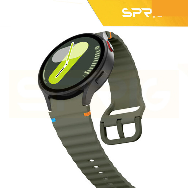 بند اسپریگ مدل Silic NewV مناسب برای ساعت هوشمند سامسونگ Galaxy Watch 4/5/6/7/FE size 40/43/44/46/47mm