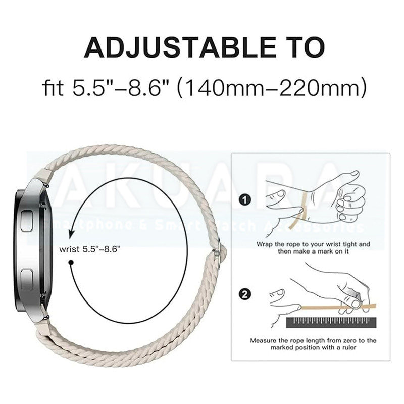 بند آکوآرا مدل Woven NCL AK مناسب برای ساعت هوشمند ناتینگ CMF Watch Pro 3 22mm بند آکوآرا مدل Woven NCL AK مناسب برای ساعت هوشمند ناتینگ CMF Watch Pro 3 22mm