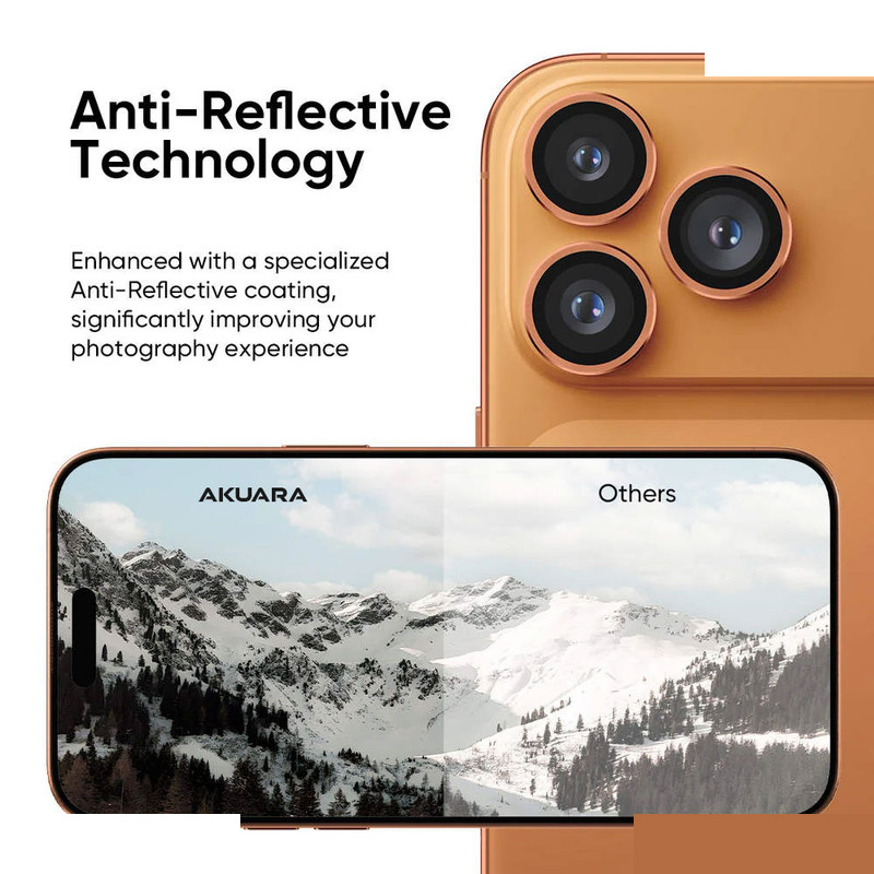 محافظ لنز دوربین فلزی آکوآرا مدل RNG مناسب برای گوشی موبایل اپل iPhone 17 Pro Max محافظ لنز دوربین فلزی آکوآرا مدل RNG مناسب برای گوشی موبایل اپل iPhone 17 Pro Max