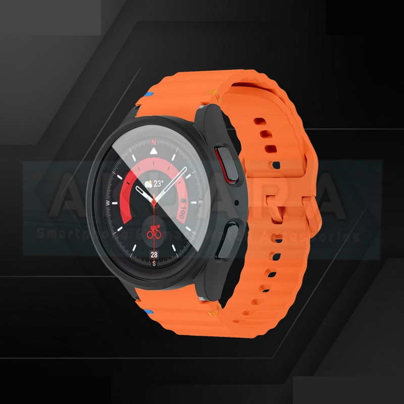 بند آکوآرا مدل NewV7 GRDH bk مناسب برای ساعت هوشمند سامسونگ Galaxy Watch 5 44mm به همراه کاور بند آکوآرا مدل NewV7 GRDH bk مناسب برای ساعت هوشمند سامسونگ Galaxy Watch 5 44mm به همراه کاور