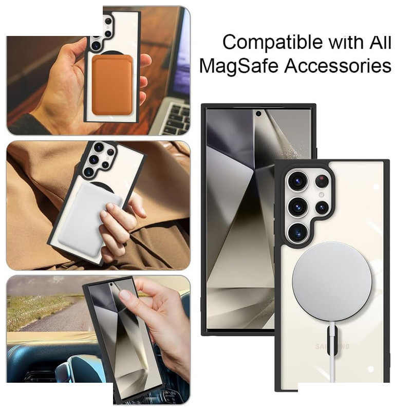 کاور آکوآرا مدل MagSafe مناسب برای گوشی موبایل سامسونگ Galaxy S22 Ultra