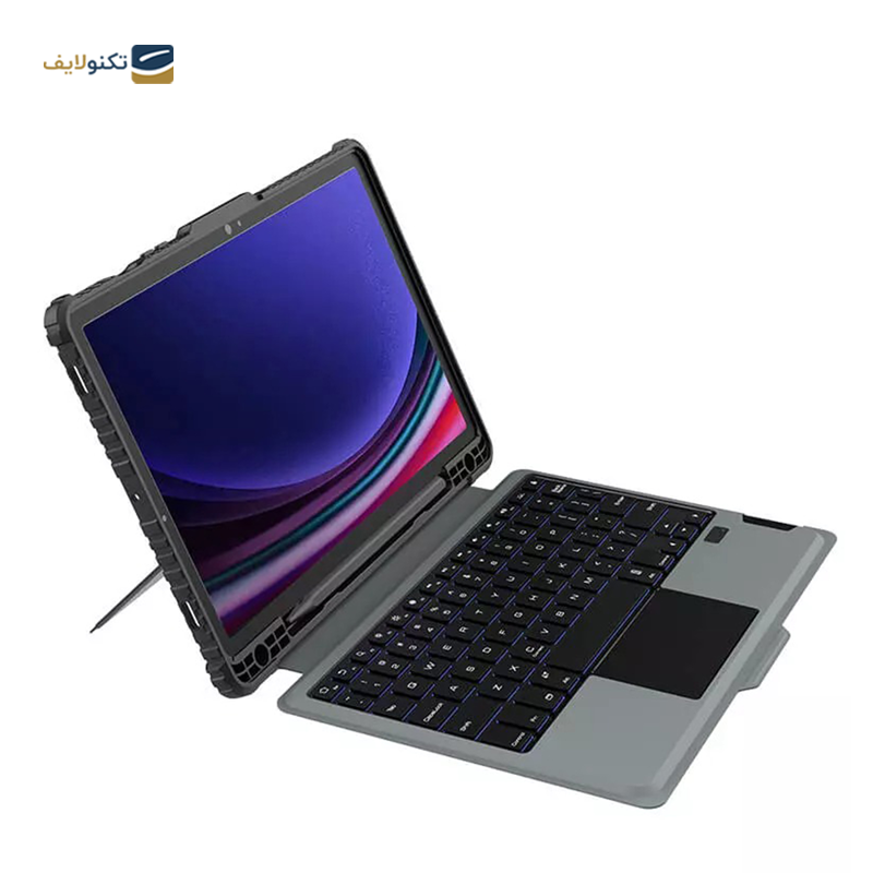 gallery-کیف کلاسوری تبلت اپل iPad Pro 12.9 (2020) - (2021) - (2022) نیلکین مدل Bumper Combo Backlit Keyboard به همراه کیبورد copy.png
