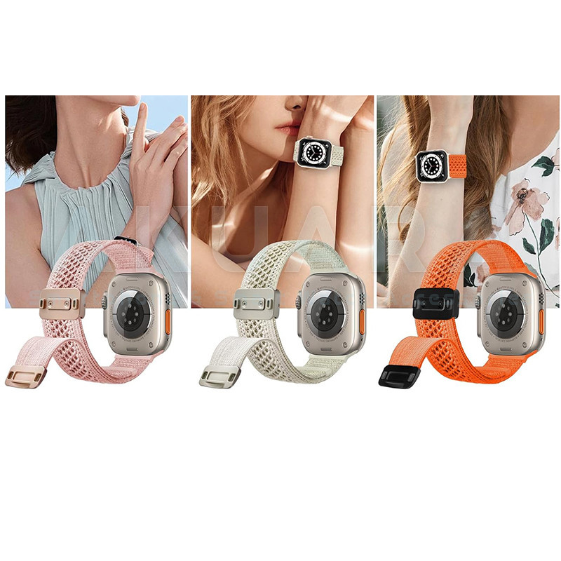 بند آکوآرا مدل Concave مناسب برای اپل واچ سری 7/8/9 سایز 45 میلیمتری