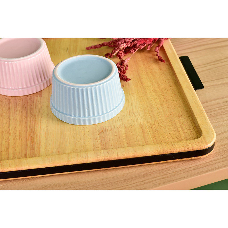 سینی دسته دار بی.وی.کی کد 403501 سایز 32*32 سانتی متر