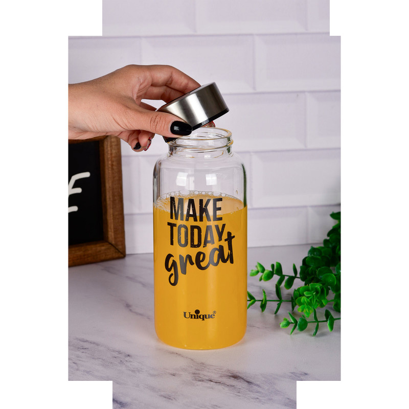 بطری یونیک طرح make today کد 3054 بطری یونیک طرح make today کد 3054