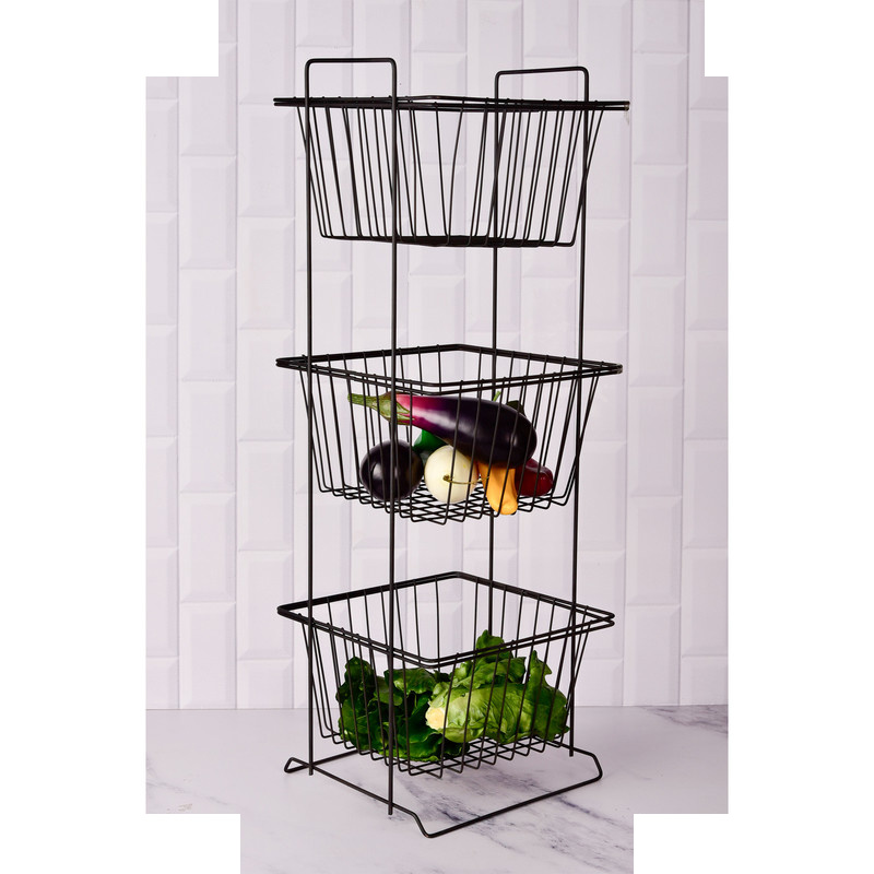 سبد سیب زمینی و پیاز مدل سه طبقه کد 301068 سبد سیب زمینی و پیاز مدل سه طبقه کد 301068