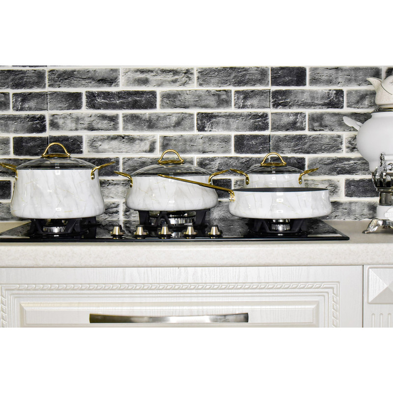 سرویس پخت و پز 7 پارچه بریونی مدل ماربل کد 00