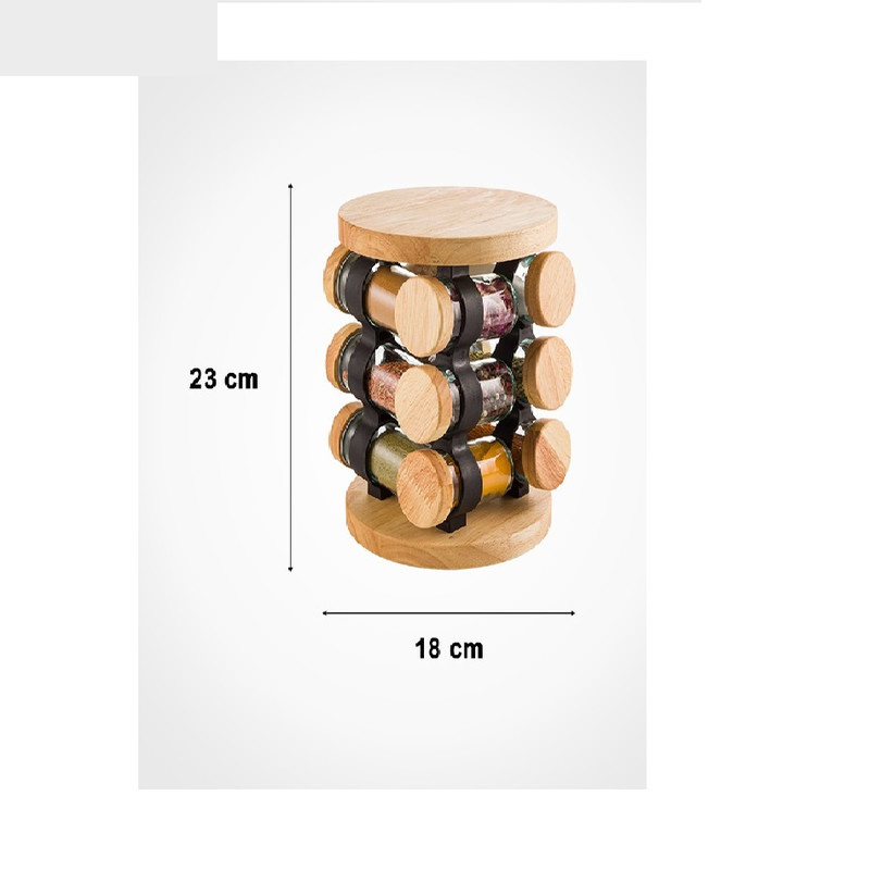 ست جا ادویه 12 پارچه لیمون کد TP555