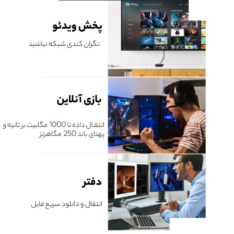 پچ کورد Cat6 یوگرین مدل NW102 Flat