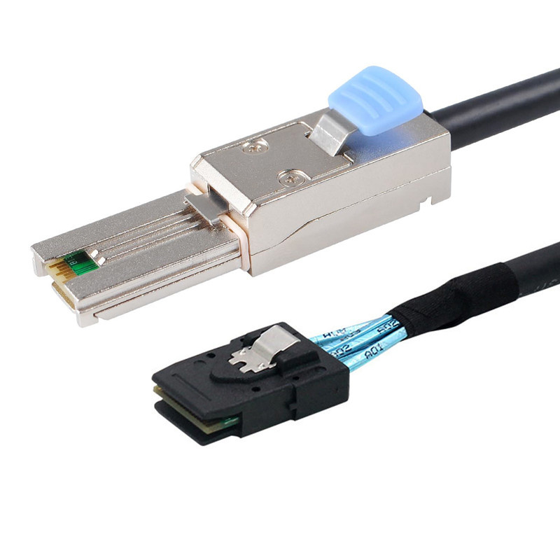 کابل تبدیل MINI SAS SFF-8087 به SFF-8088 اسمارطور مدل SM181 طول 1 متر کابل تبدیل MINI SAS SFF-8087 به SFF-8088 اسمارطور مدل SM181 طول 1 متر