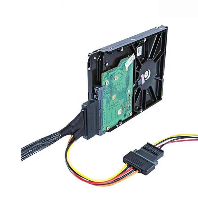 کابل تبدیل SFF-8654 4i به SFF-8639 U.2 NVMe / SATA اسمارطور مدل SM65 کابل تبدیل SFF-8654 4i به SFF-8639 U.2 NVMe / SATA اسمارطور مدل SM65