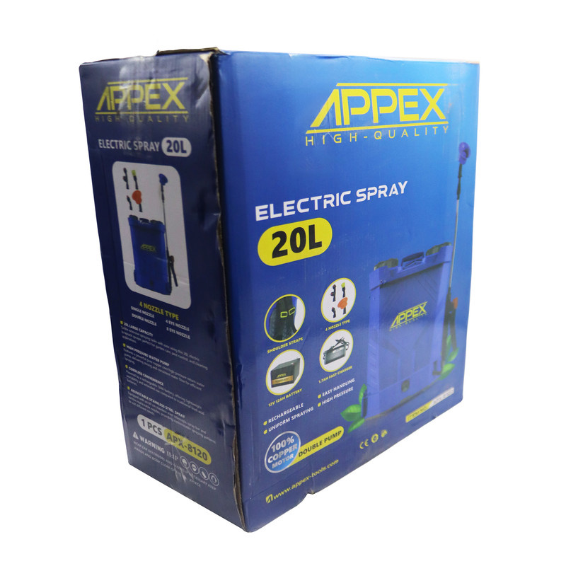 سمپاش شارژی اپکس مدل دو پمپ کد YP-APX-8120-20L ظرفیت 20 لیتر سمپاش شارژی اپکس مدل دو پمپ کد YP-APX-8120-20L ظرفیت 20 لیتر