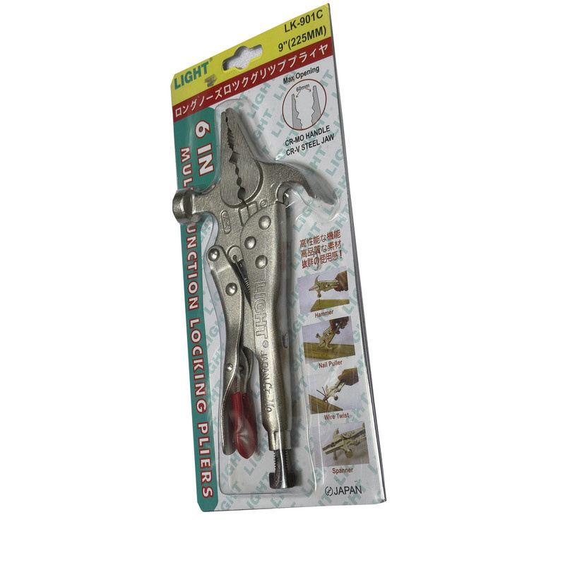 انبر قفلی لایت مدل 6 کاره کد SMT-JAPAN-LK--901C سایز 9 اینچ