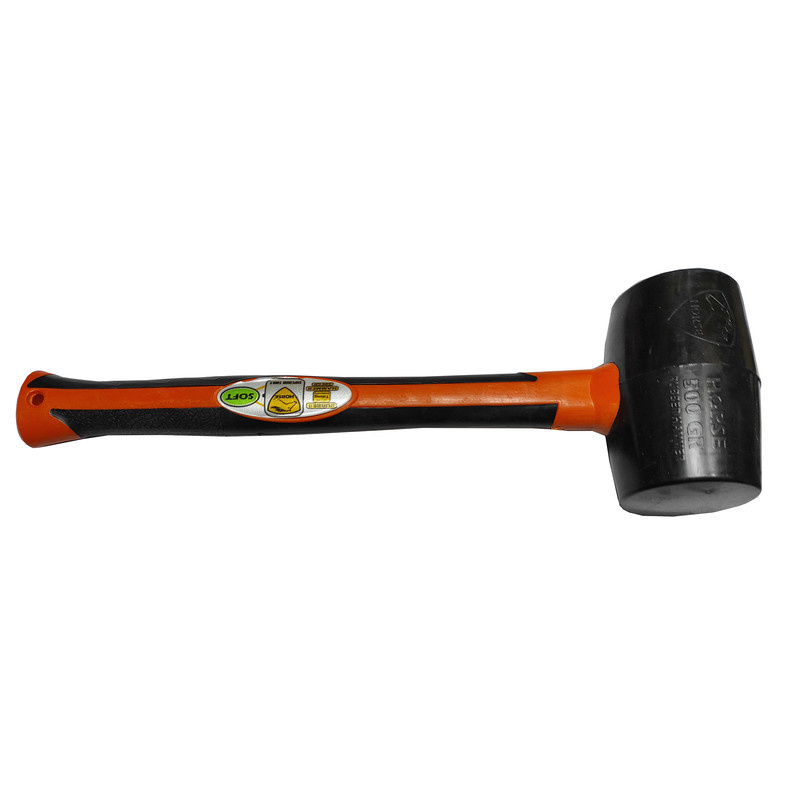 چکش لاستیکی هورس مدل SMT-LASTICI-500G-meshki وزن 350 گرم