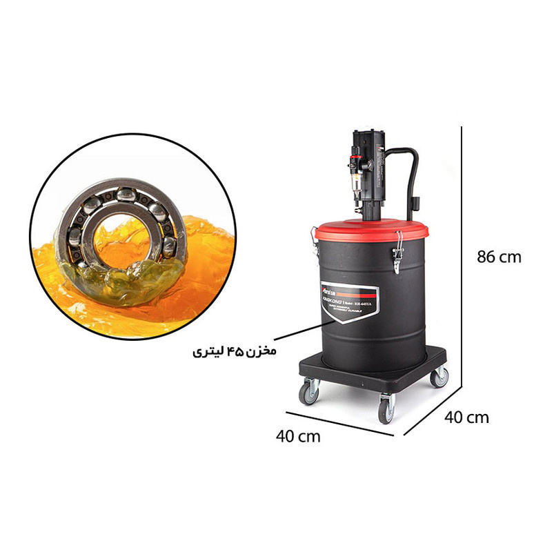 پمپ گریس بادی ووفو مدل ُSMTWUFU-45litre-Wufu 45L Air Grease Injectorظرفیت 45 لیتر پمپ گریس بادی ووفو مدل ُSMTWUFU-45litre-Wufu 45L Air Grease Injectorظرفیت 45 لیتر