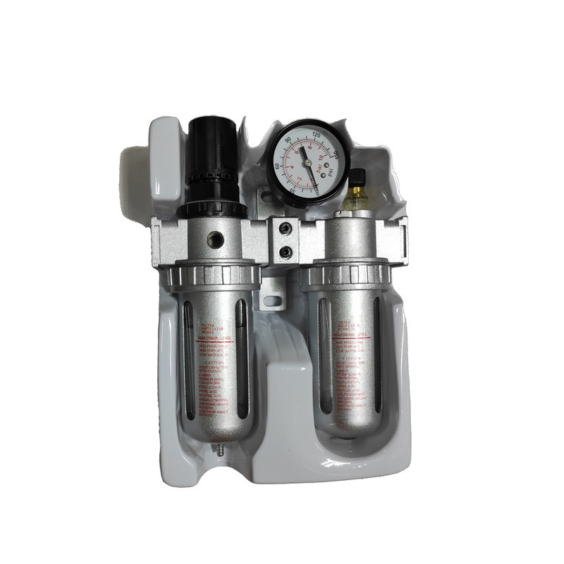 واحد مراقبت پنوماتیک  کمپرسور تاپکس مدل دو قلو کد SMT-TOPEX-AFRL-AIR FILTERAND REGULATOR-1/2