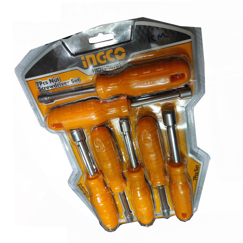 پیچ گوشتی بکسی اینکو مدل SMT-NUTSCREWDRIVERSET-7PCS بسته 7 عددی پیچ گوشتی بکسی اینکو مدل SMT-NUTSCREWDRIVERSET-7PCS بسته 7 عددی