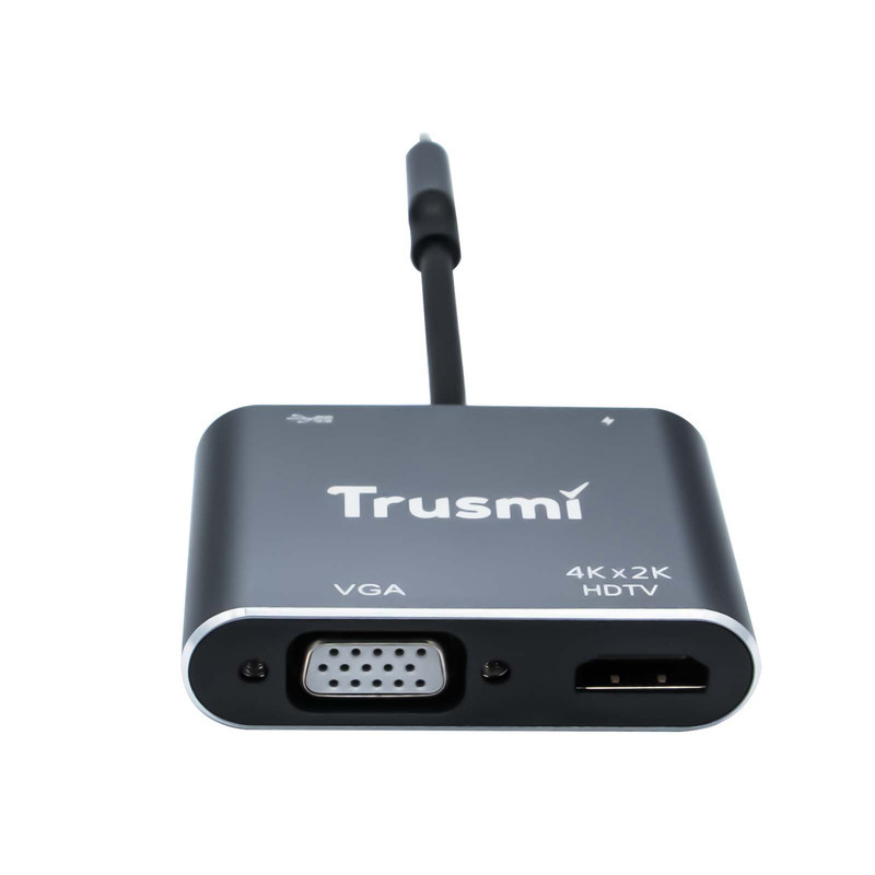 مبدل USB-C به HDMI/USB3.0/VGA تراسمی مدل DS01-03 مبدل USB-C به HDMI/USB3.0/VGA تراسمی مدل DS01-03