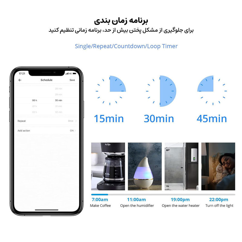 پریز برق هوشمند سونوف مدل S26R2
