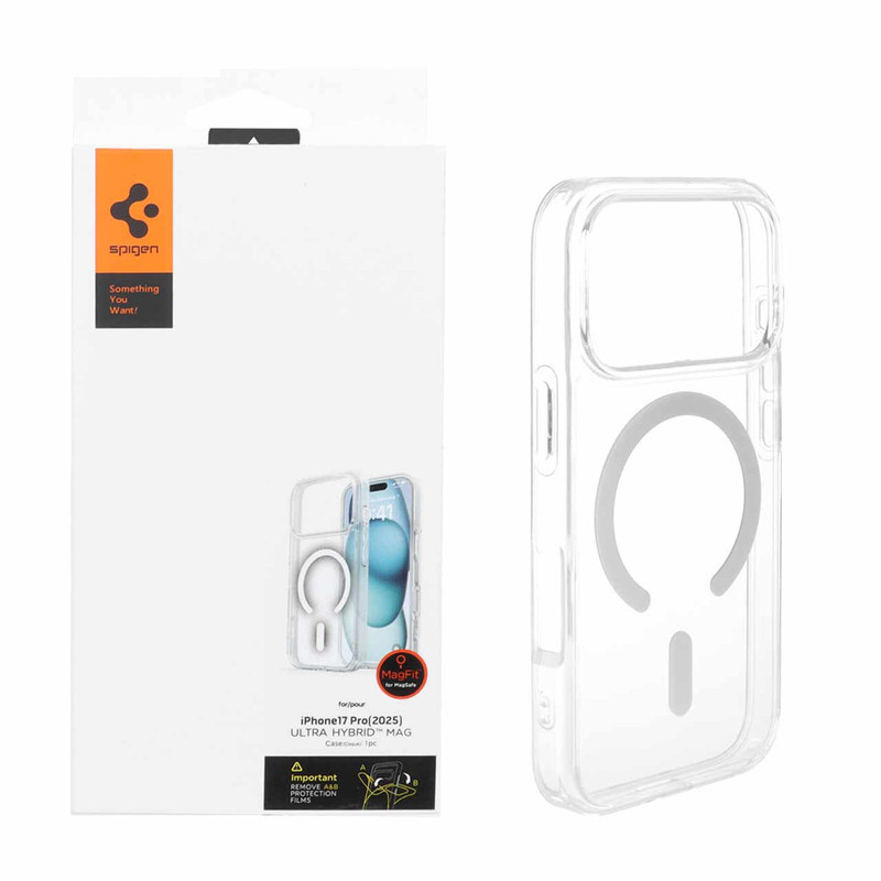 کاور اسپیگن مدل ultra hiybrid magsafe مناسب برای گوشی موبایل اپل iphone 17 promax کاور اسپیگن مدل ultra hiybrid magsafe مناسب برای گوشی موبایل اپل iphone 17 promax