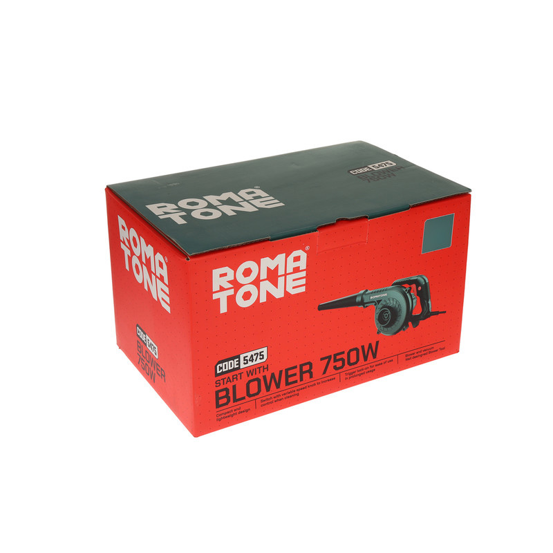 دستگاه دمنده و مکنده 750W وات روماتون مدل 5475 دستگاه دمنده و مکنده 750W وات روماتون مدل 5475