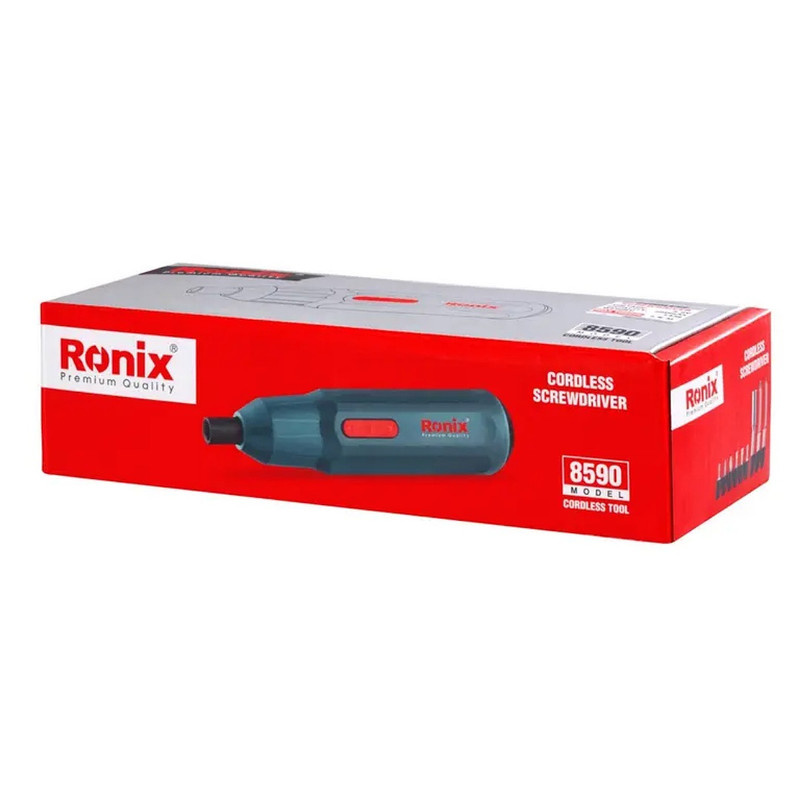 پیچ گوشتی شارژی 4 ولت رونیکس مدل 8590 پیچ گوشتی شارژی 4 ولت رونیکس مدل 8590