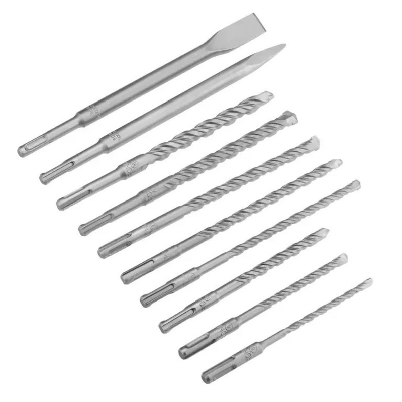 ست مته و قلم چهار شیار رونیکس مدل RH-5048 سایز 8 تا 16 میلیمتر مجموعه 10 عددی ست مته و قلم چهار شیار رونیکس مدل RH-5048 سایز 8 تا 16 میلیمتر مجموعه 10 عددی