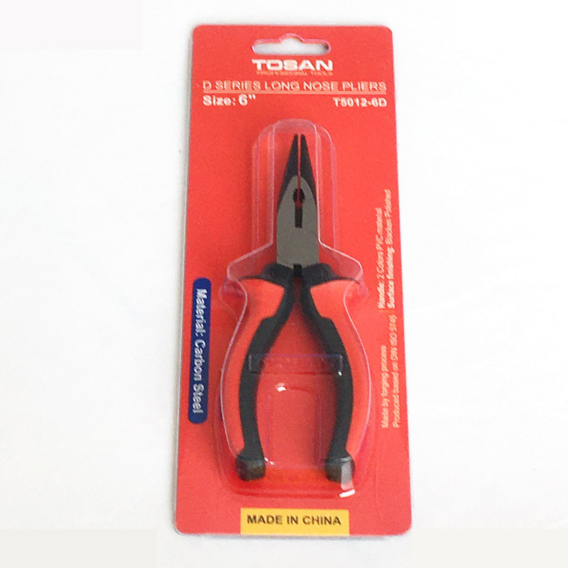 انبر دم باریک توسن مدل T5012-6D سایز 6 اینچ انبر دم باریک توسن مدل T5012-6D سایز 6 اینچ