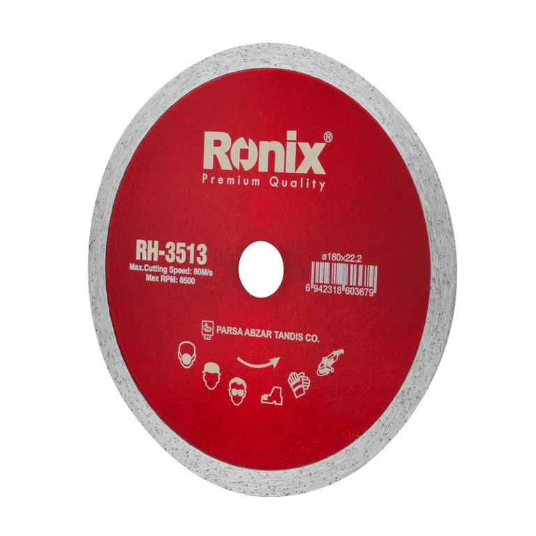 صفحه سرامیک بر رونیکس مدل RH-3513 سایز 180 میلیمتر صفحه سرامیک بر رونیکس مدل RH-3513 سایز 180 میلیمتر