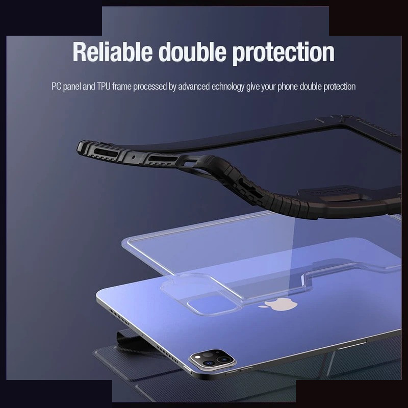 کیف کلاسوری نیلکین مدل Bumper Pro Leather Multi-Angle Folding مناسب برای تبلت اپل iPad Pro 11 2025 / Pro 11 2024 کیف کلاسوری نیلکین مدل Bumper Pro Leather Multi-Angle Folding مناسب برای تبلت اپل iPad Pro 11 2025 / Pro 11 2024