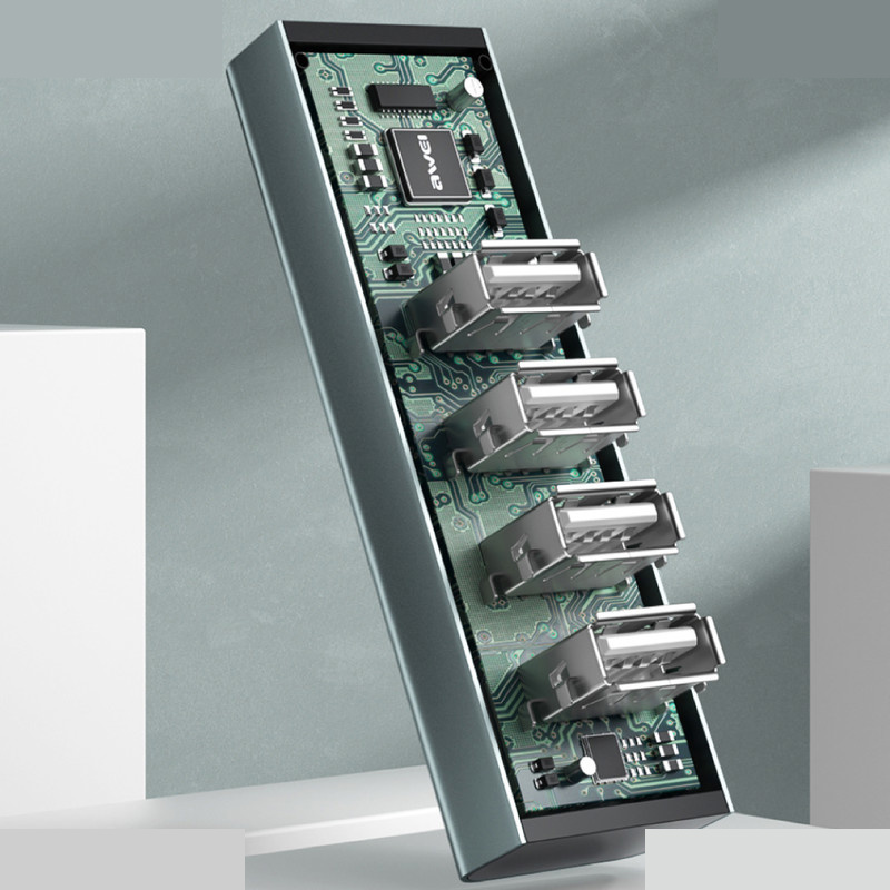 هاب 4 پورت USB 2.0 اوی مدل CL122 هاب 4 پورت USB 2.0 اوی مدل CL122