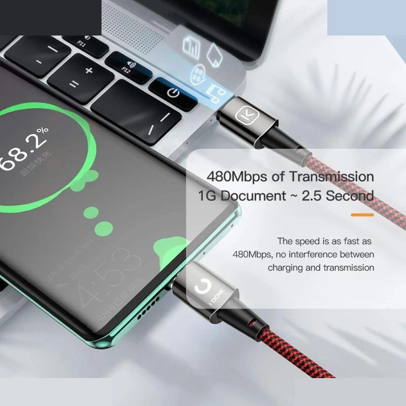 کابل تبدیل USB-C کولا مدل KL-X30 طول 1 متر
