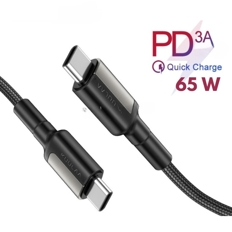 کابل تبدیل USB-C کولا مدل KL-X06 طول 1 متر. کابل تبدیل USB-C کولا مدل KL-X06 طول 1 متر.