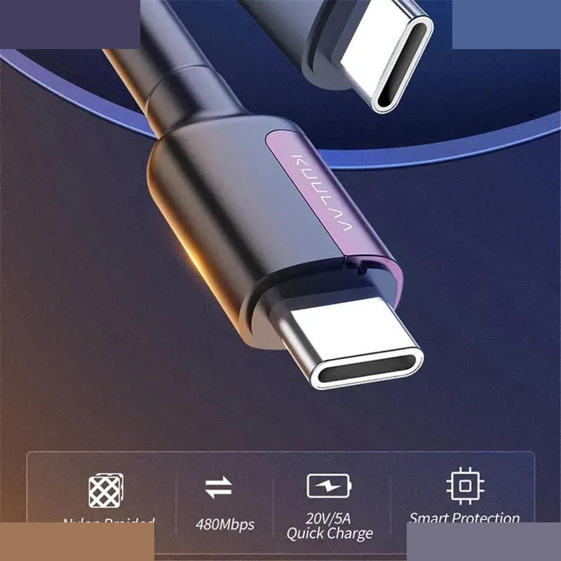 کابل تبدیل USB-C کولا مدل KL-X31 طول 1 متر کابل تبدیل USB-C کولا مدل KL-X31 طول 1 متر