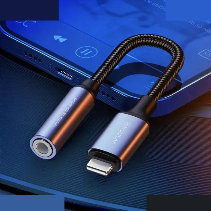 مبدل جک 3.5 میلی متری به لایتنینگ کولا مدل KL-X54 مبدل جک 3.5 میلی متری به لایتنینگ کولا مدل KL-X54
