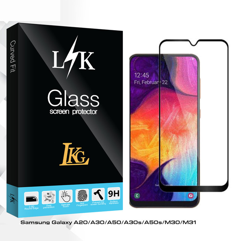 محافظ صفحه نمایش سرامیکی ال کا جی مدل LK Glass مناسب برای گوشی موبایل سامسونگ Galaxy A20/A30/A50/A30s/A50s/M30/M31 محافظ صفحه نمایش سرامیکی ال کا جی مدل LK Glass مناسب برای گوشی موبایل سامسونگ Galaxy A20/A30/A50/A30s/A50s/M30/M31