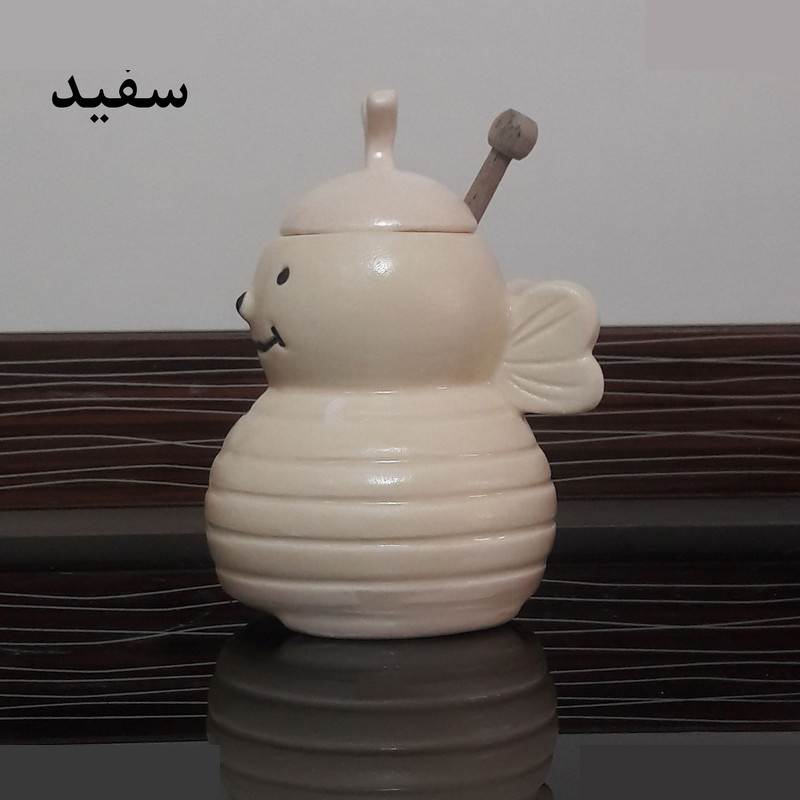 ظرف عسل مدل زنبوری کد as1 ظرف عسل مدل زنبوری کد as1
