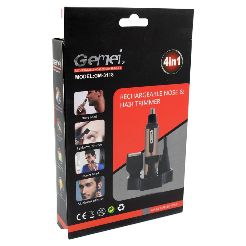 موزن 4 کاره گوش، بینی و ابرو جیمی مدل GM-3118 موزن 4 کاره گوش، بینی و ابرو جیمی مدل GM-3118