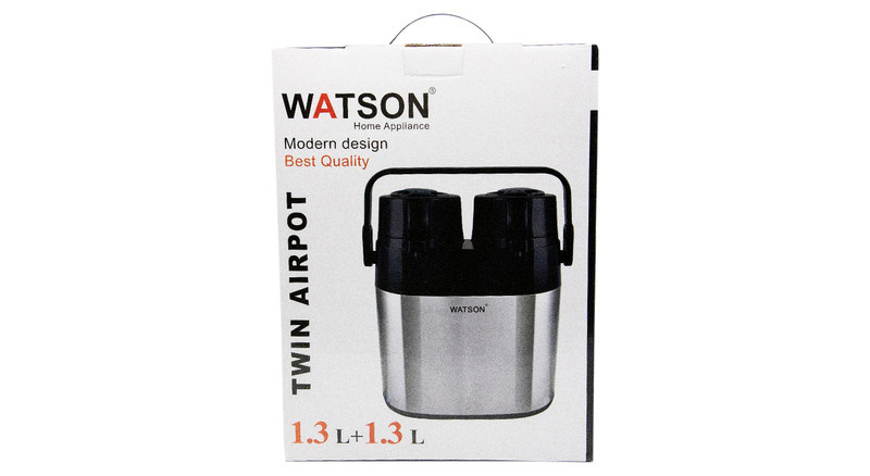 فلاسک دوقلو واتسون مدل ws-2613-st کد 535 ظرفیت 1.3 لیتر فلاسک دوقلو واتسون مدل ws-2613-st کد 535 ظرفیت 1.3 لیتر