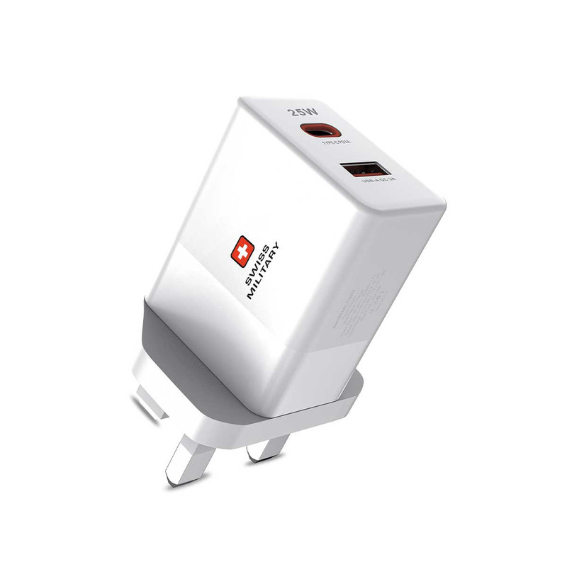 آداپتور شارژر 25 وات سوییس میلیتری مدل Power Station 25W آداپتور شارژر 25 وات سوییس میلیتری مدل Power Station 25W