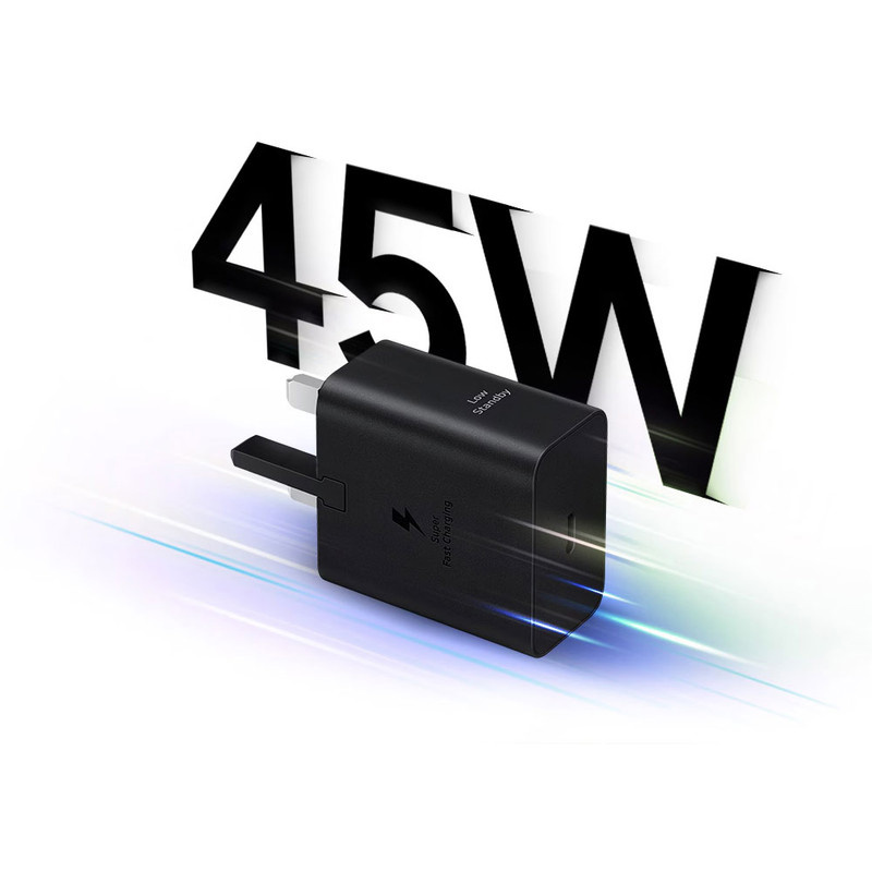 شارژر دیواری 45 وات سامسونگ مدل EP-T4511 Low Standby به همراه کابل 1.8 متری - سه پین شارژر دیواری 45 وات سامسونگ مدل EP-T4511 Low Standby به همراه کابل 1.8 متری - سه پین