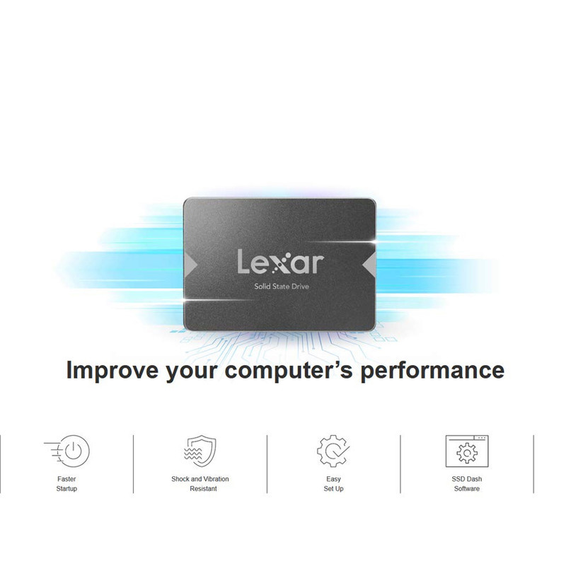 اس اس دی اینترنال SATA III لکسار مدل NS100 ظرفیت 256 گیگابایت اس اس دی اینترنال SATA III لکسار مدل NS100 ظرفیت 256 گیگابایت